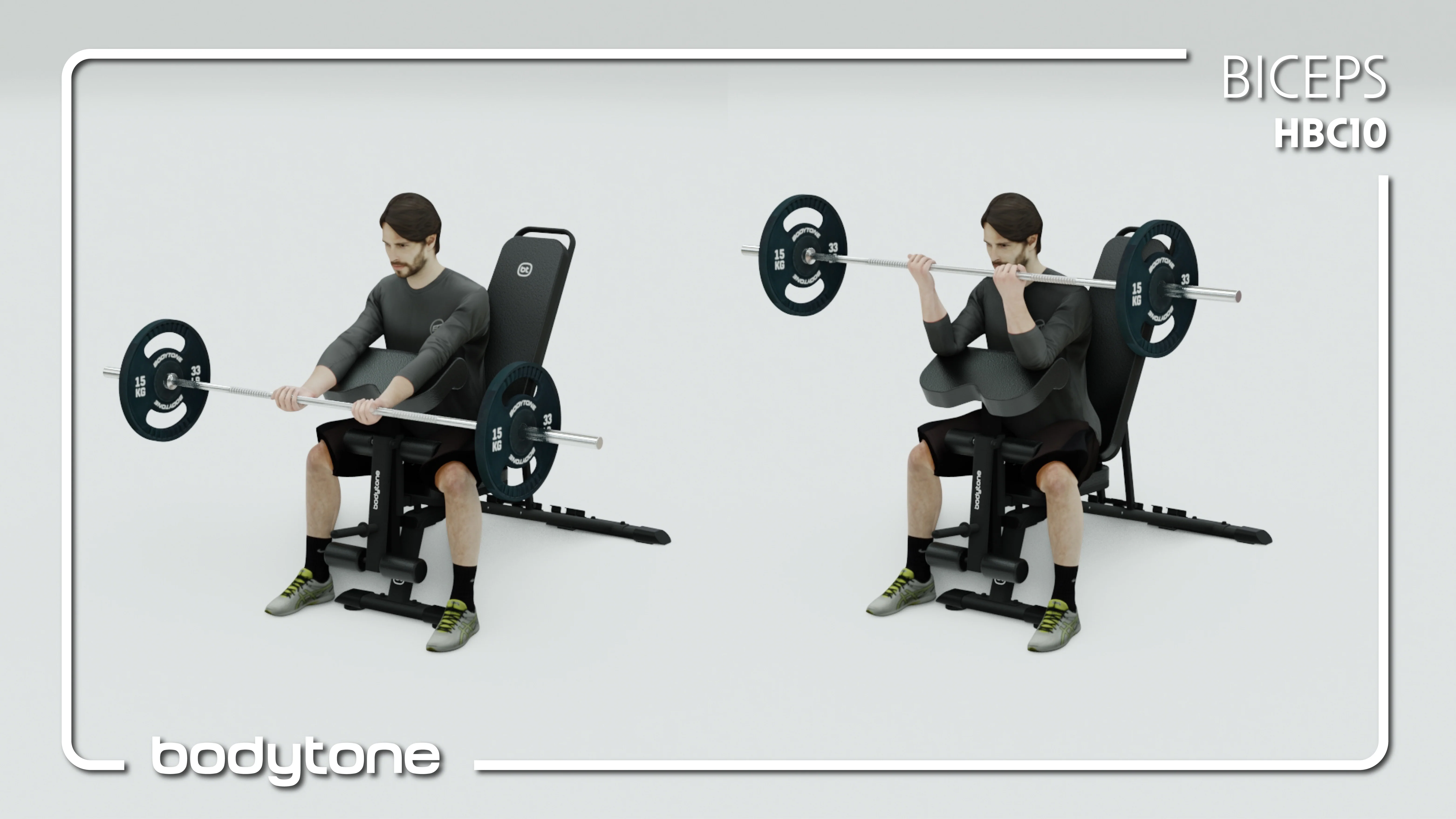 Active Strength Banco multifunción regulable HBC03 Bodytone - Image 8
