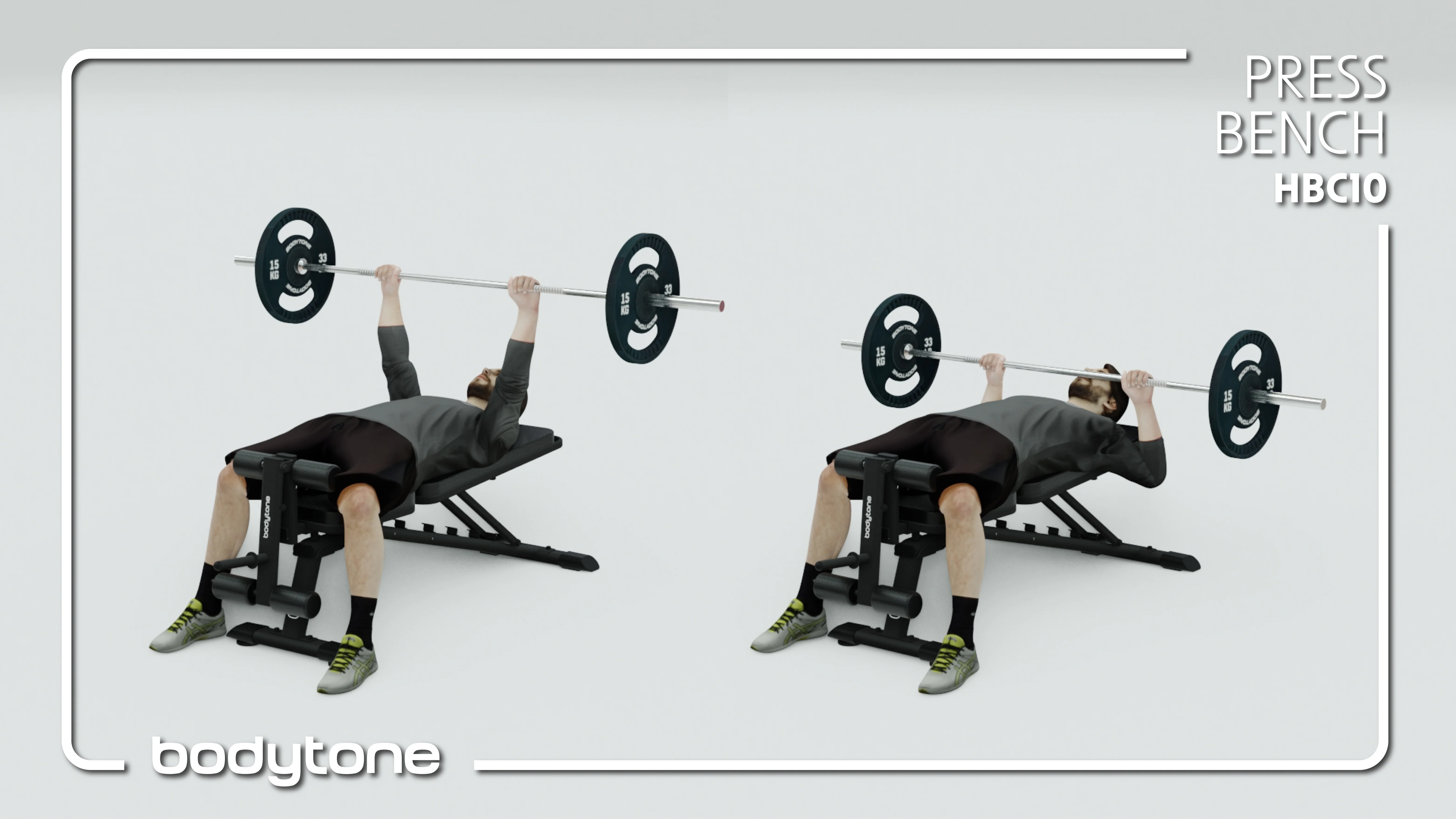 Active Strength Banco multifunción regulable HBC03 Bodytone - Image 9