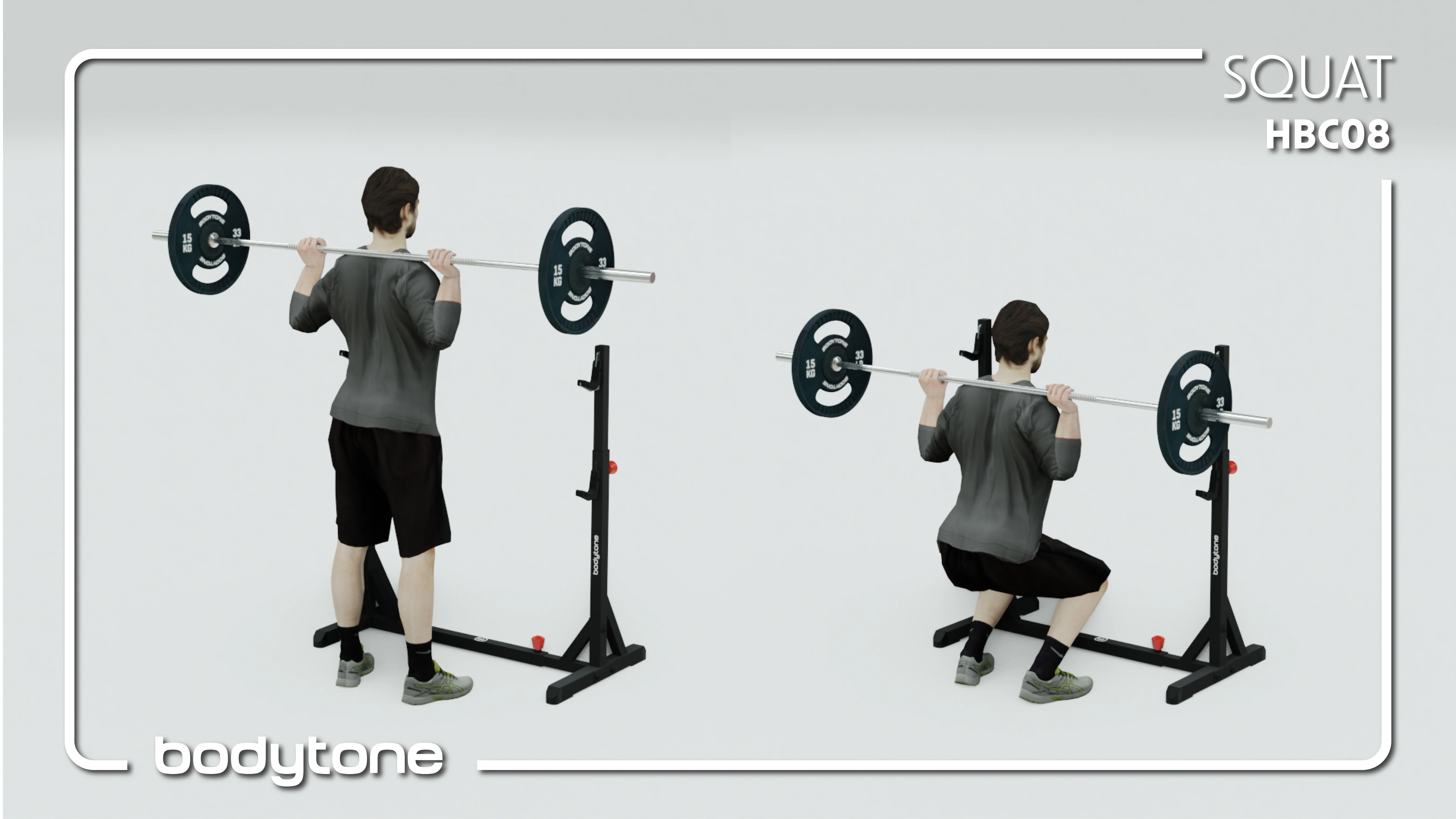 Active Strength Soporte de musculación regulable HBC08 Bodytone - Image 7