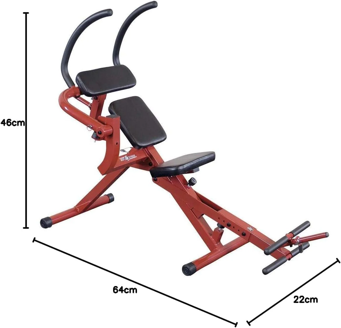Banco semi-reclinado para abdominales BFAB20B Body-solid - Image 10
