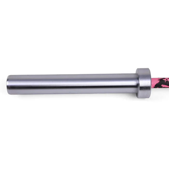 BARRA OLÍMPICA 15 KG PINK CAMO HOME-CROMO SINGULARWOD - Image 3
