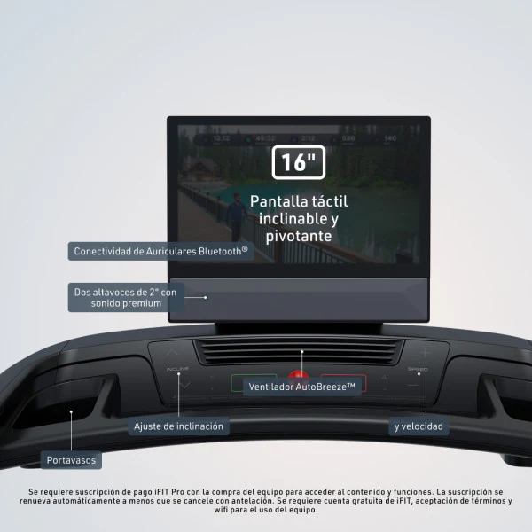 Cinta de correr T Series 16 NordicTrack - Image 2