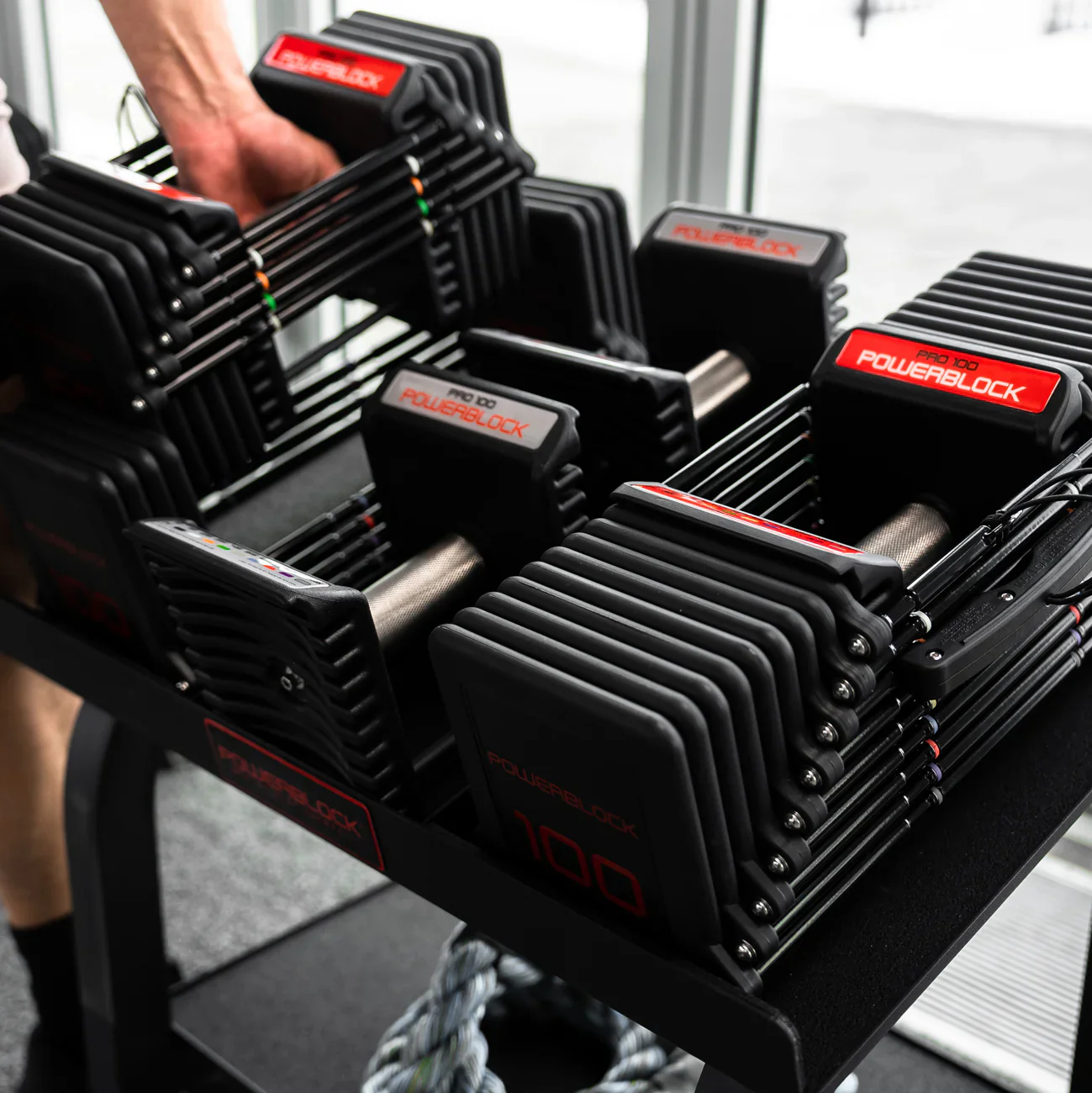 Mancuernas PRO 100 PBCOM100 Powerblock - Incluye stand - Image 9