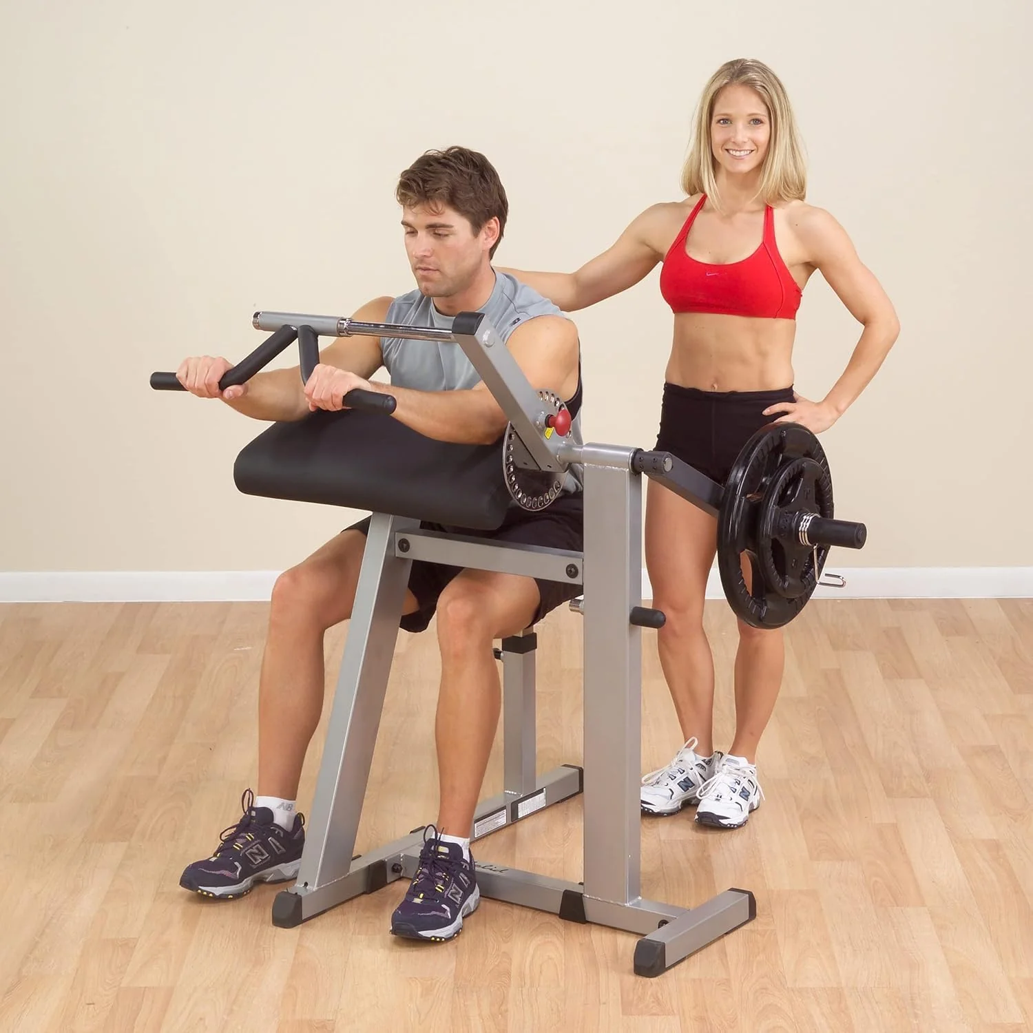 MAQUINA DE BICEPS Y TRICEPS DE BODY-SOLID GCBT380B (negro) - Image 8
