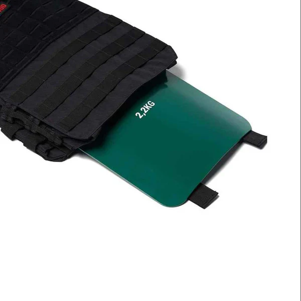 Placas chaleco táctico 2,2 kg verde (par) Singularwod - Image 10
